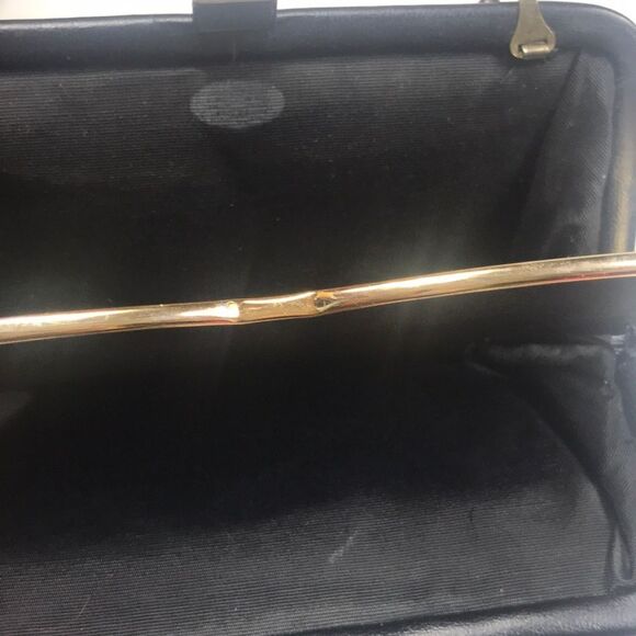 VINTAGE BLACK ANDE HANDBAG - Picture 4 of 8